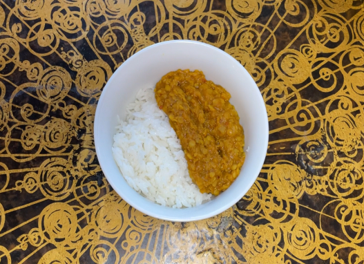 vegansk dahl/daal med røde linser